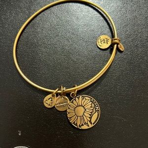 Alex and ani rose gold niece bracelet